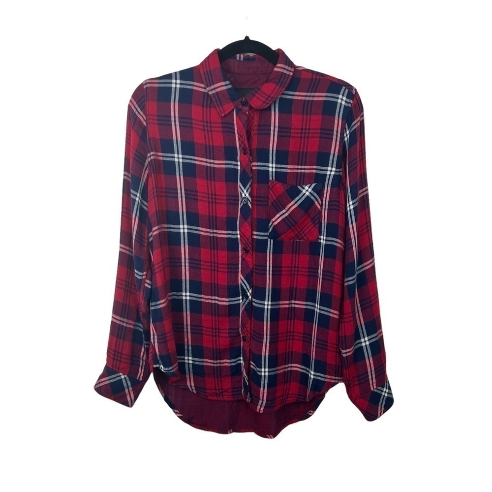 Rails Taitum Button Up Light Flannel Shirt